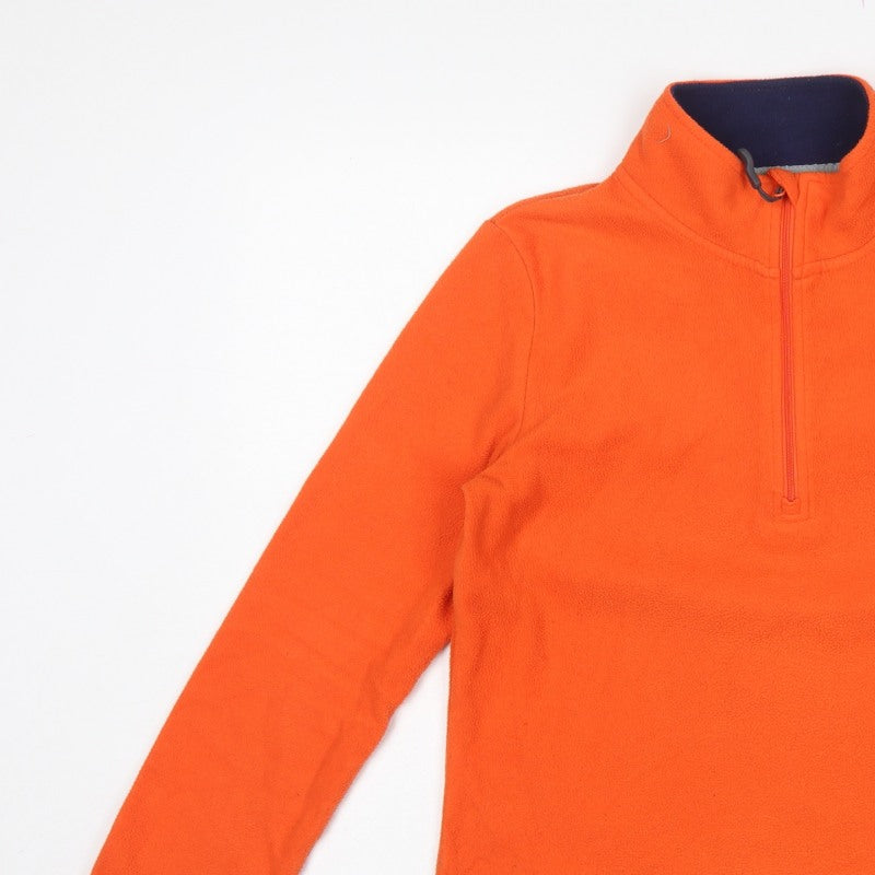 Peter Storm Women’s Orange Size 12 1/4 Zip Fleece Sweatshirt