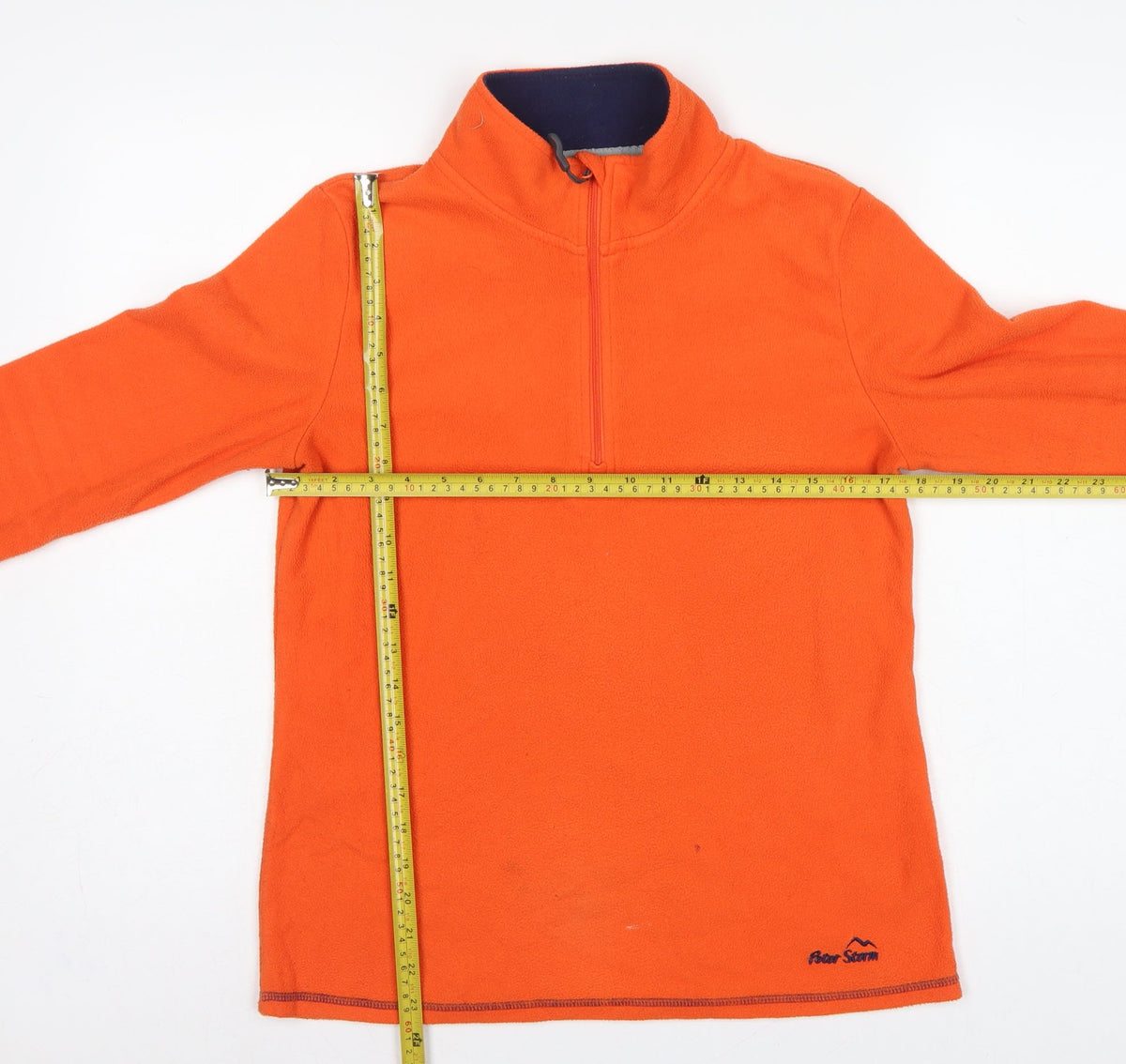 Peter Storm Women’s Orange Size 12 1/4 Zip Fleece Sweatshirt