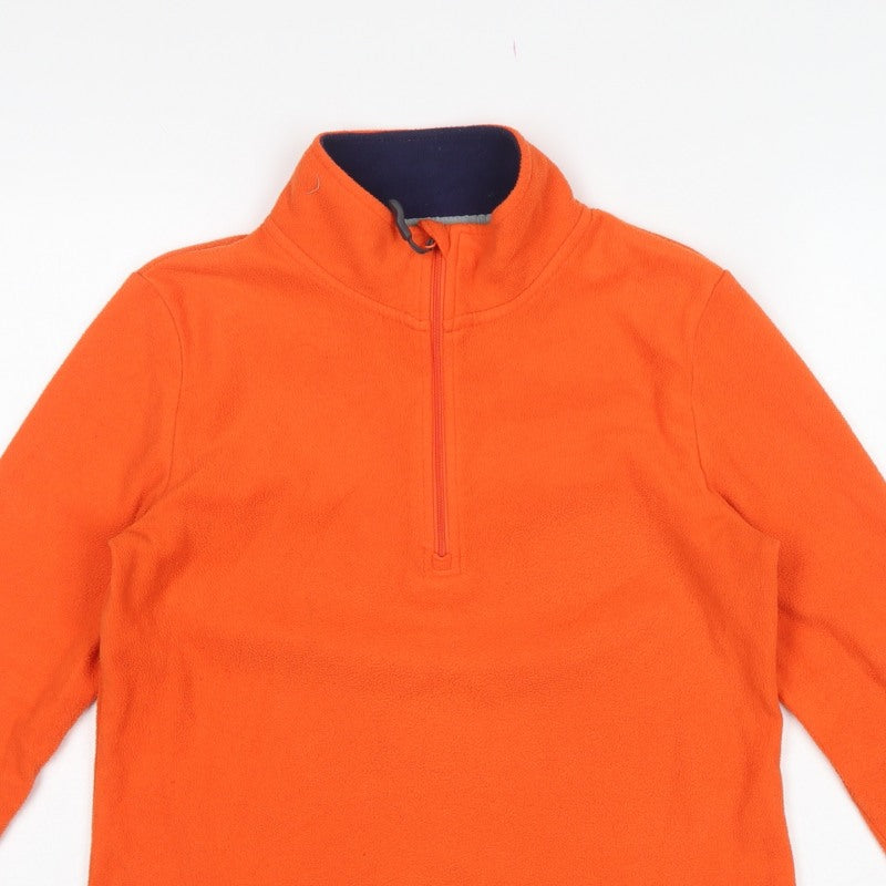 Peter Storm Women’s Orange Size 12 1/4 Zip Fleece Sweatshirt