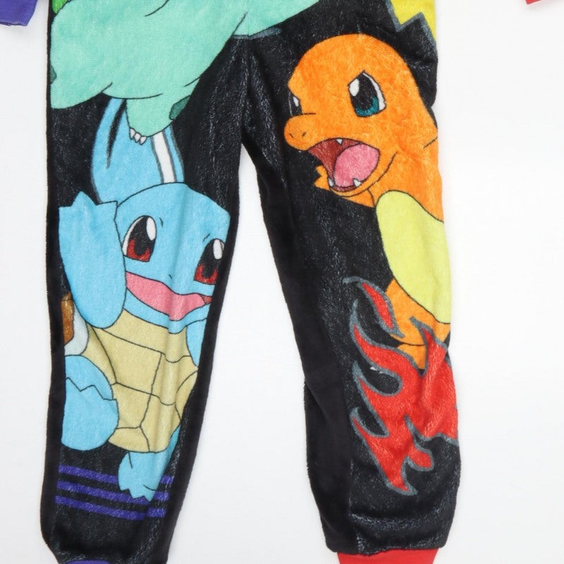 Pokémon Boys Multicoloured 9-10 Years Fleece Hooded Zip One Piece