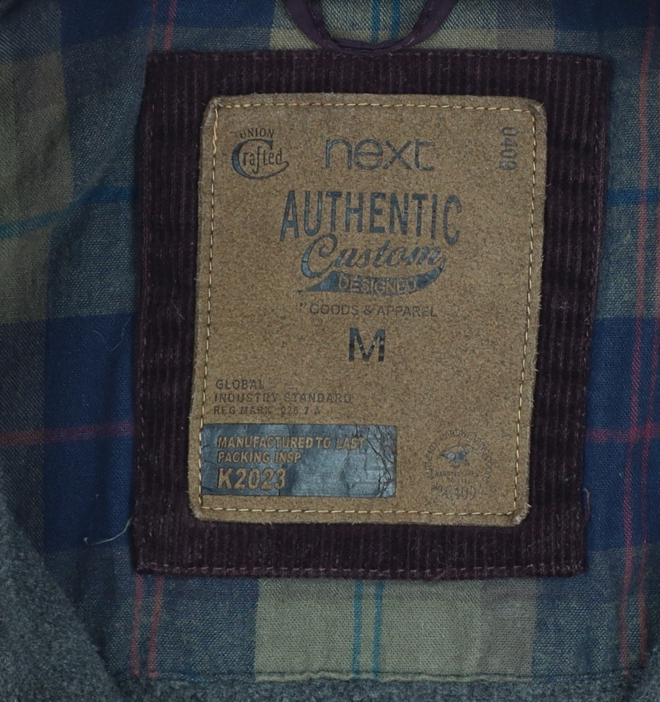 Next Men’s Brown Quilted Corduroy Trim Jacket Size M