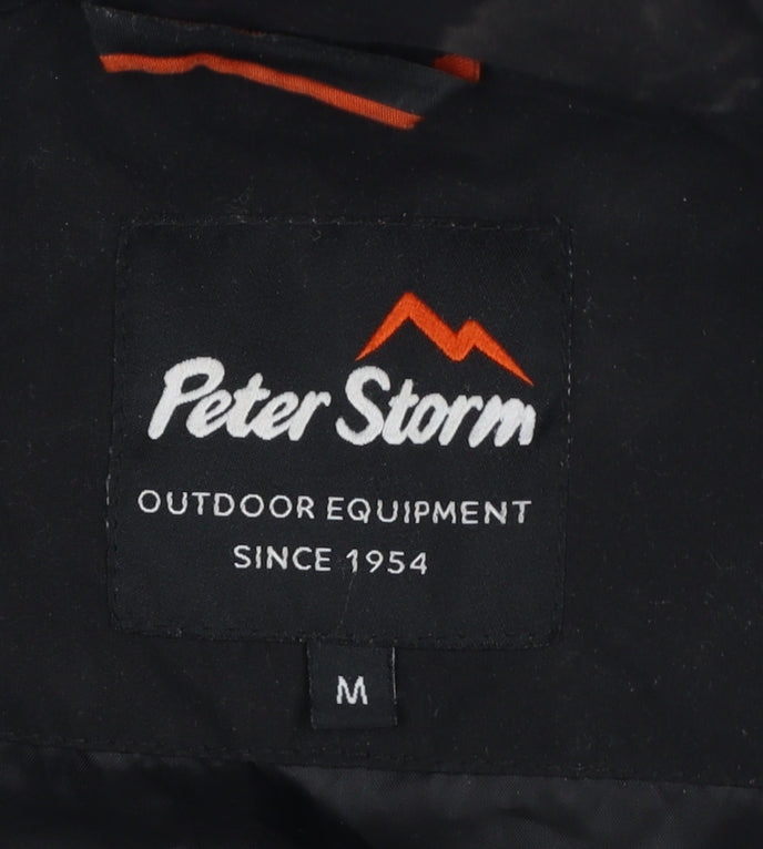 Peter Storm Men's Black M Quilted Padded Outdoor Bodywarmer Gilet