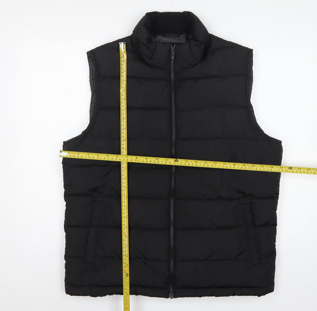 GAP Men’s Black L Quilted Padded Puffer Gilet Bodywarmer