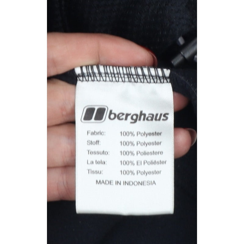 Berghaus Boys Black Fleece Jacket 5-6 Years Full Zip Outdoor