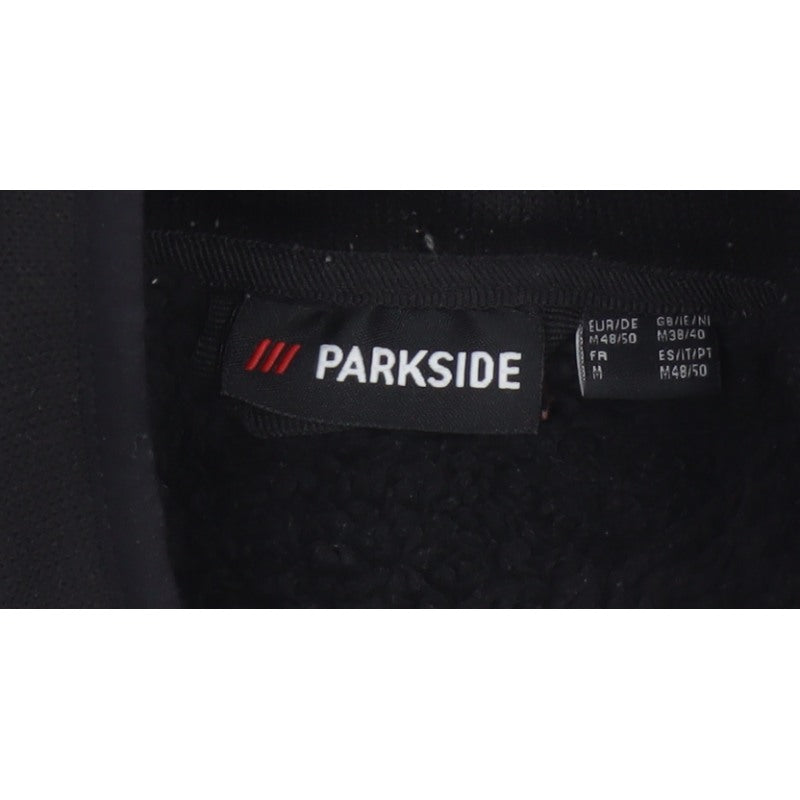 Parkside Men’s Grey Fleece Bodywarmer Waistcoat M Full Zip Workwear