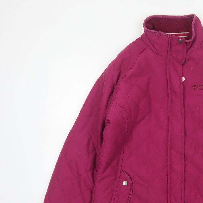 Regatta Women’s Pink Size 14 Quilted Padded Outdoor Jacket