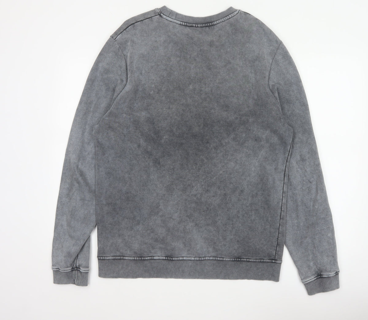 ASOS Design Men's Grey M Illinois USA Graphic Print Pullover Sweatshirt