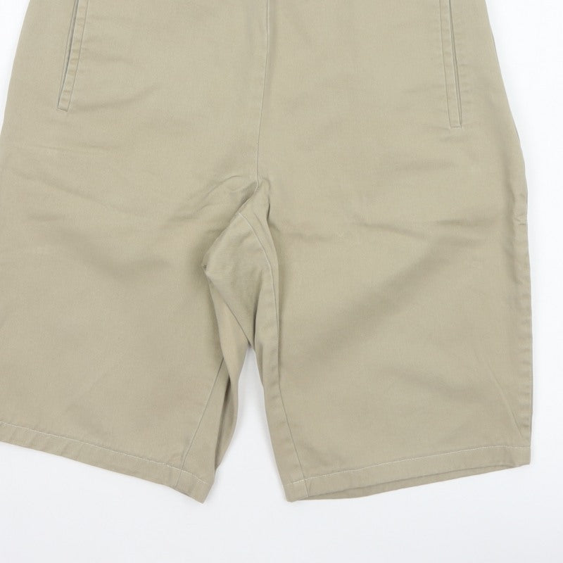 Gap Women’s Beige UK 8 Regular 100% Cotton Bermuda Chino Shorts