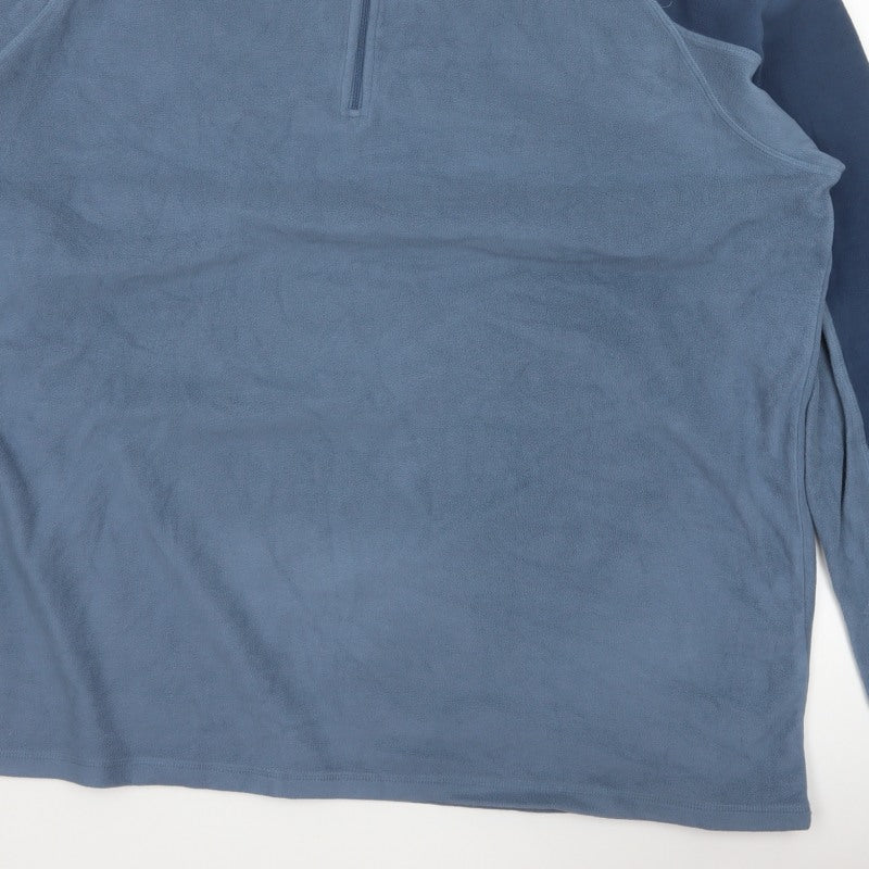 Mountain Warehouse Men Blue 4XL 1/4 Zip Fleece Sweatshirt Outdoor