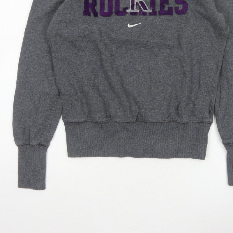 Nike Women’s Grey L Colorado Rockies MLB Graphic Crew Neck Sweatshirt