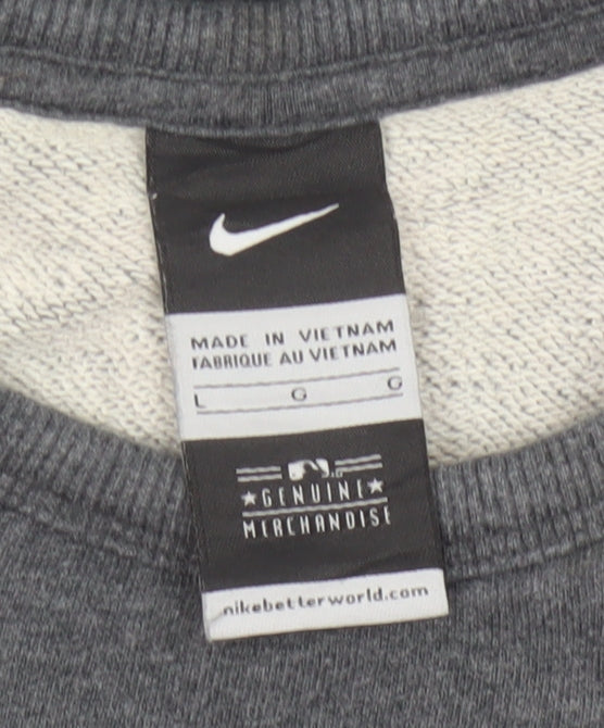 Nike Women’s Grey L Colorado Rockies MLB Graphic Crew Neck Sweatshirt