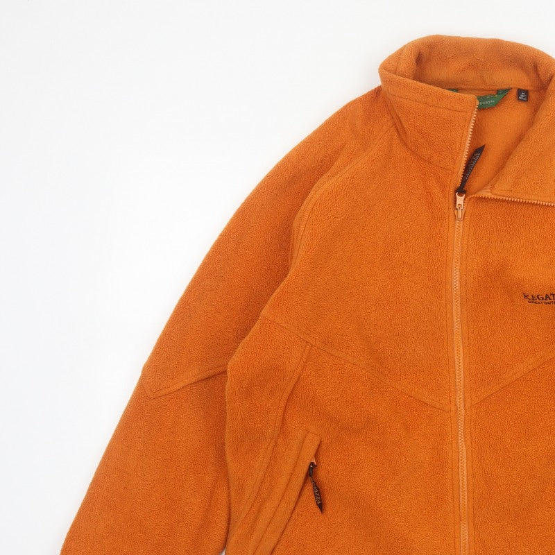 Regatta Men's Orange M Basic Fleece Full Zip Outdoor Jacket