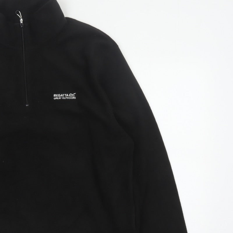 Regatta Men's Black XL 1/4 Zip Fleece Sweatshirt Outdoor