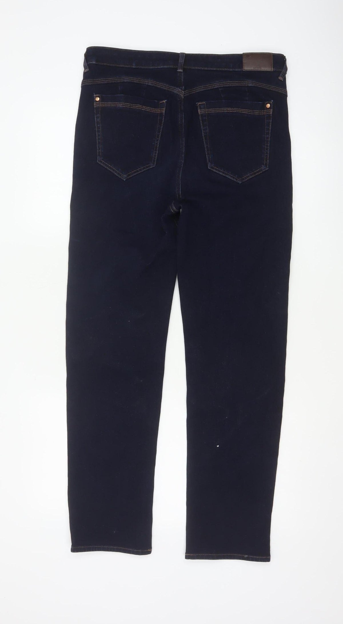 Marks & Spencer Women Blue UK 14 Short Magic Straight Stretch Jeans