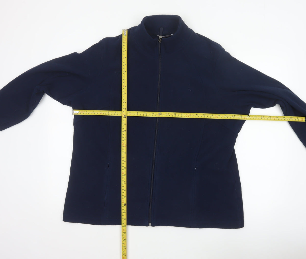 Marks and Spencer Women's Blue UK 20 Full Zip Fleece Jacket