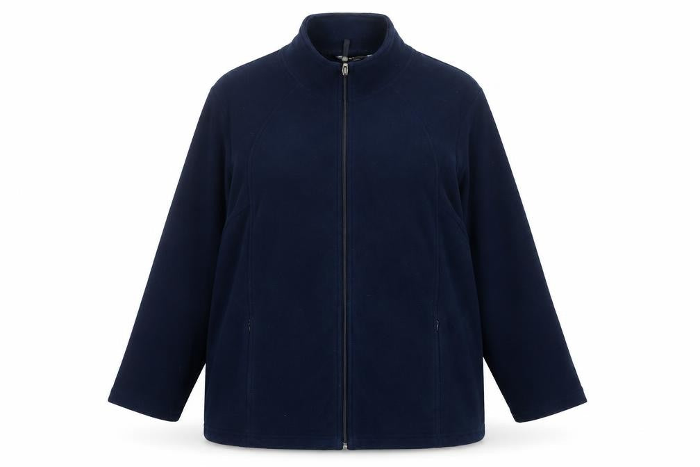 Marks and Spencer Women's Blue UK 20 Full Zip Fleece Jacket