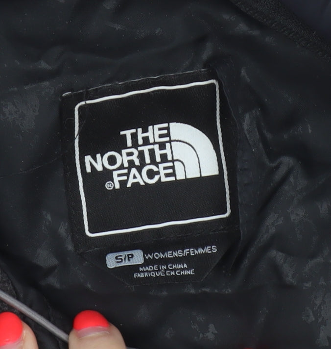 The North Face Women’s Black S Hooded Puffer Jacket Logo
