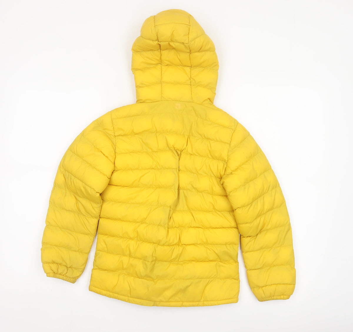 Mountain Warehouse Boys Yellow 7-8 Years Puffer Jacket Hooded Water Resistant