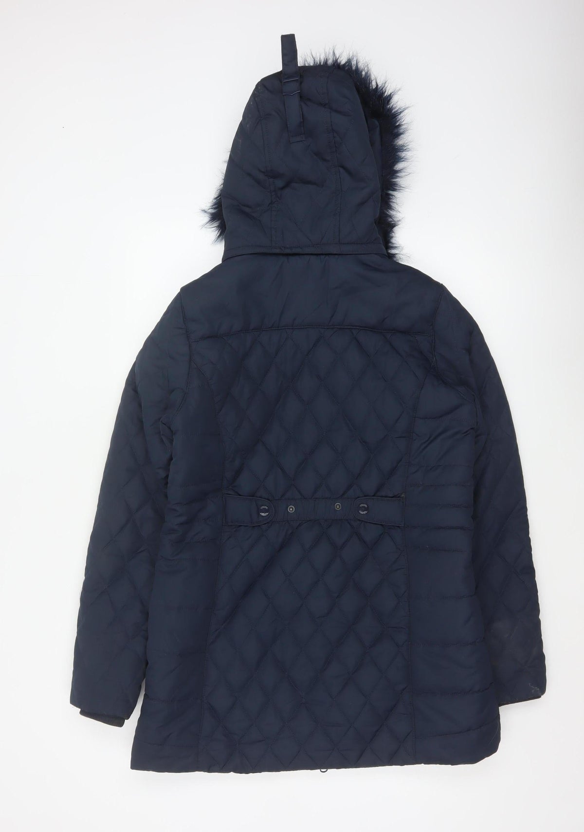Regatta Women’s Blue UK 12 Quilted Faux Fur Hood Puffer Coat