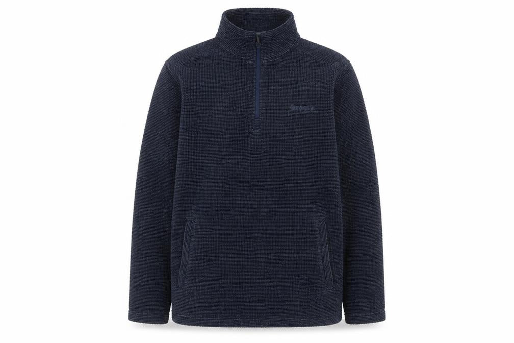Peter Storm Men’s Blue M 1/4 Zip Fleece Sweatshirt Pockets