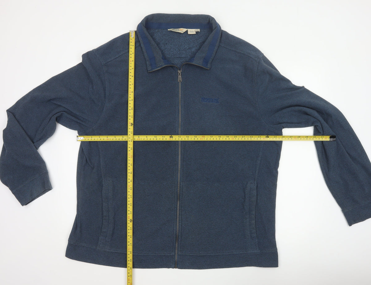 Regatta Men's Blue 3XL Basic Jacket Full Zip Outdoor Fleece