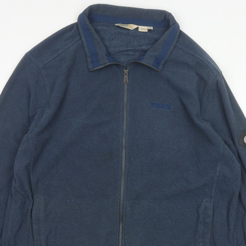 Regatta Men's Blue 3XL Basic Jacket Full Zip Outdoor Fleece