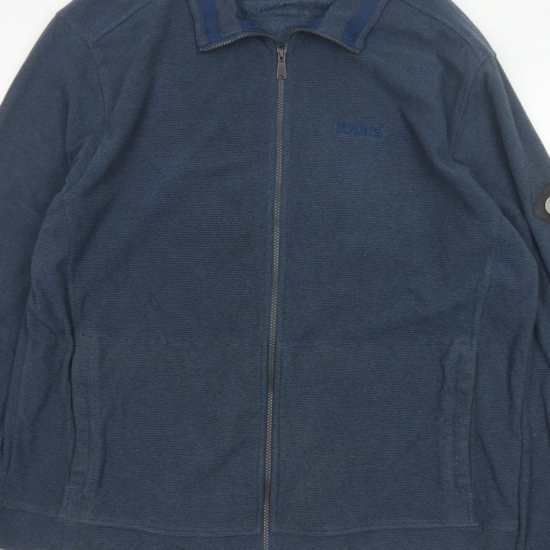 Regatta Men's Blue 3XL Basic Jacket Full Zip Outdoor Fleece