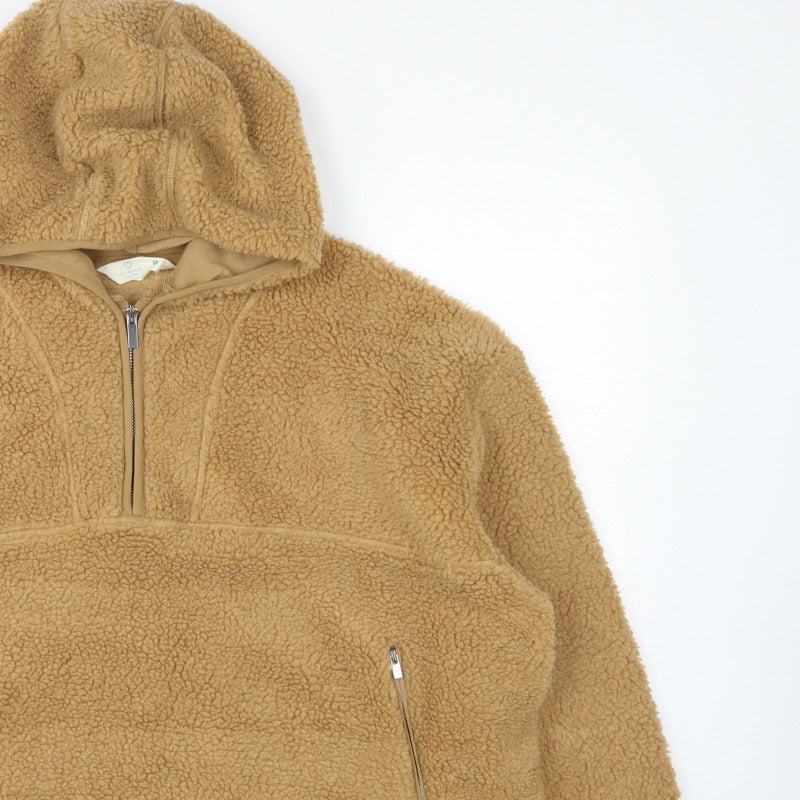 Primark Cares Women’s Beige M Teddy Fleece Half Zip Hoodie
