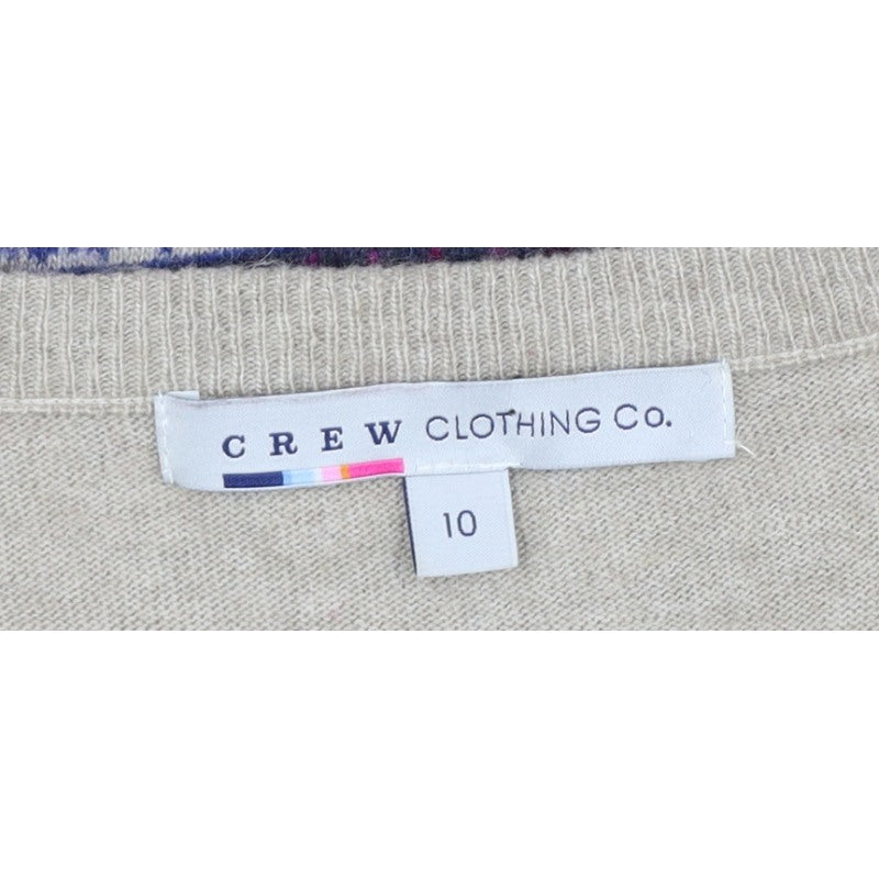 Crew Clothing Co. Women’s Multicoloured Fair Isle Jumper Size 10