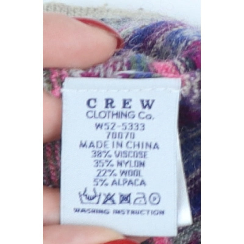 Crew Clothing Co. Women’s Multicoloured Fair Isle Jumper Size 10