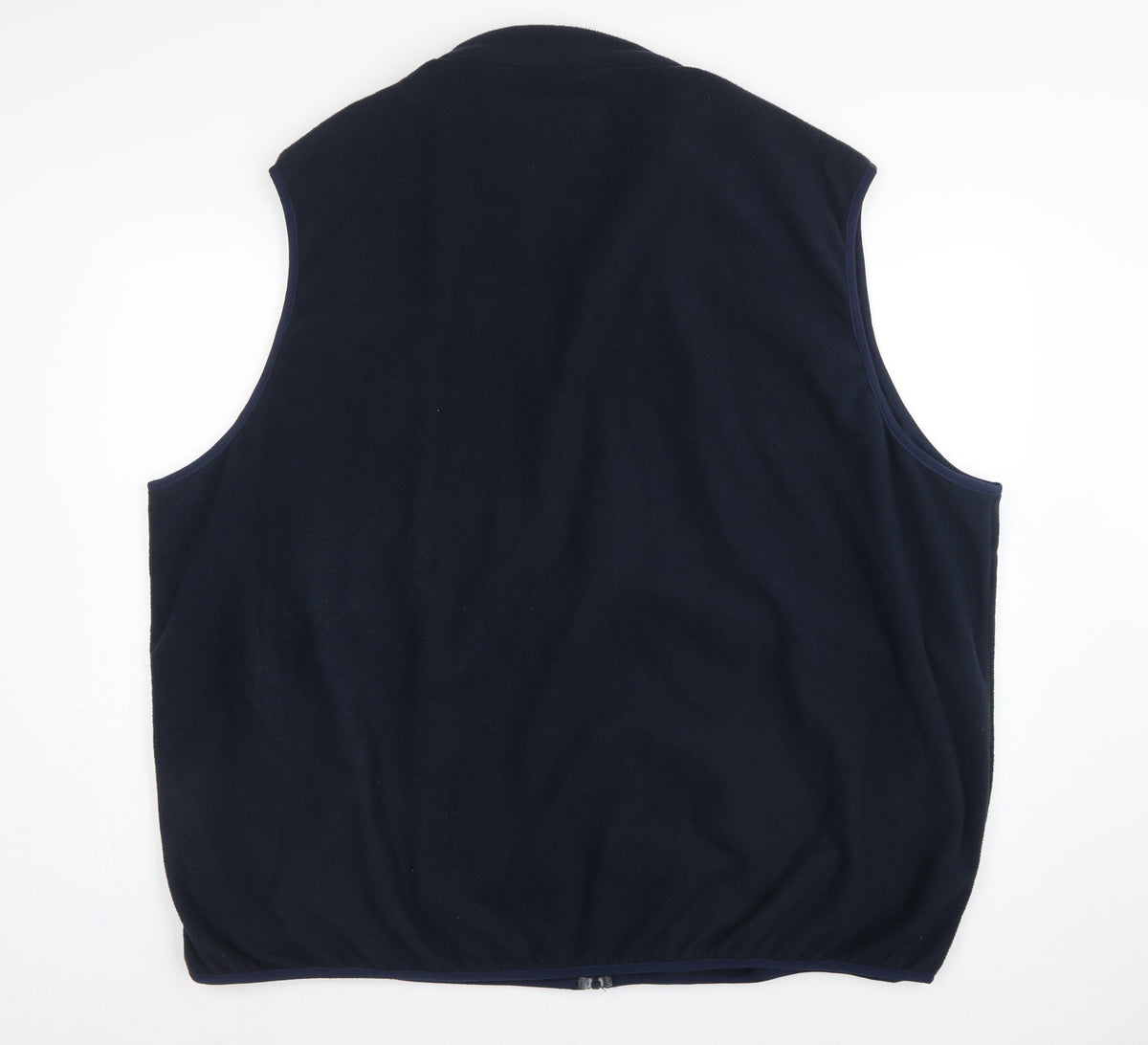 Jack & Jones Men’s Navy 4XL Fleece Bodywarmer Gilet Full Zip