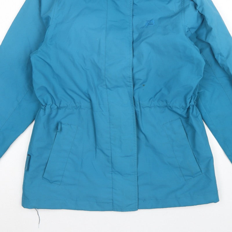 Mountain Essentials Women Blue UK 10 3-in-1 Hooded Waterproof Jacket