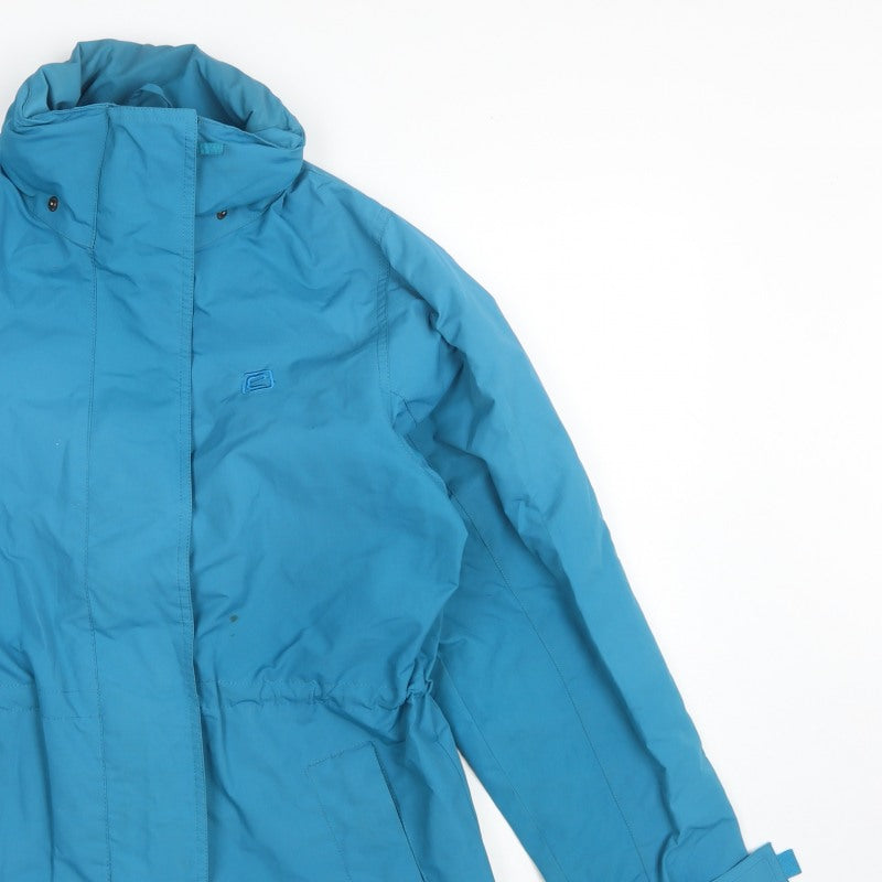 Mountain Essentials Women Blue UK 10 3-in-1 Hooded Waterproof Jacket