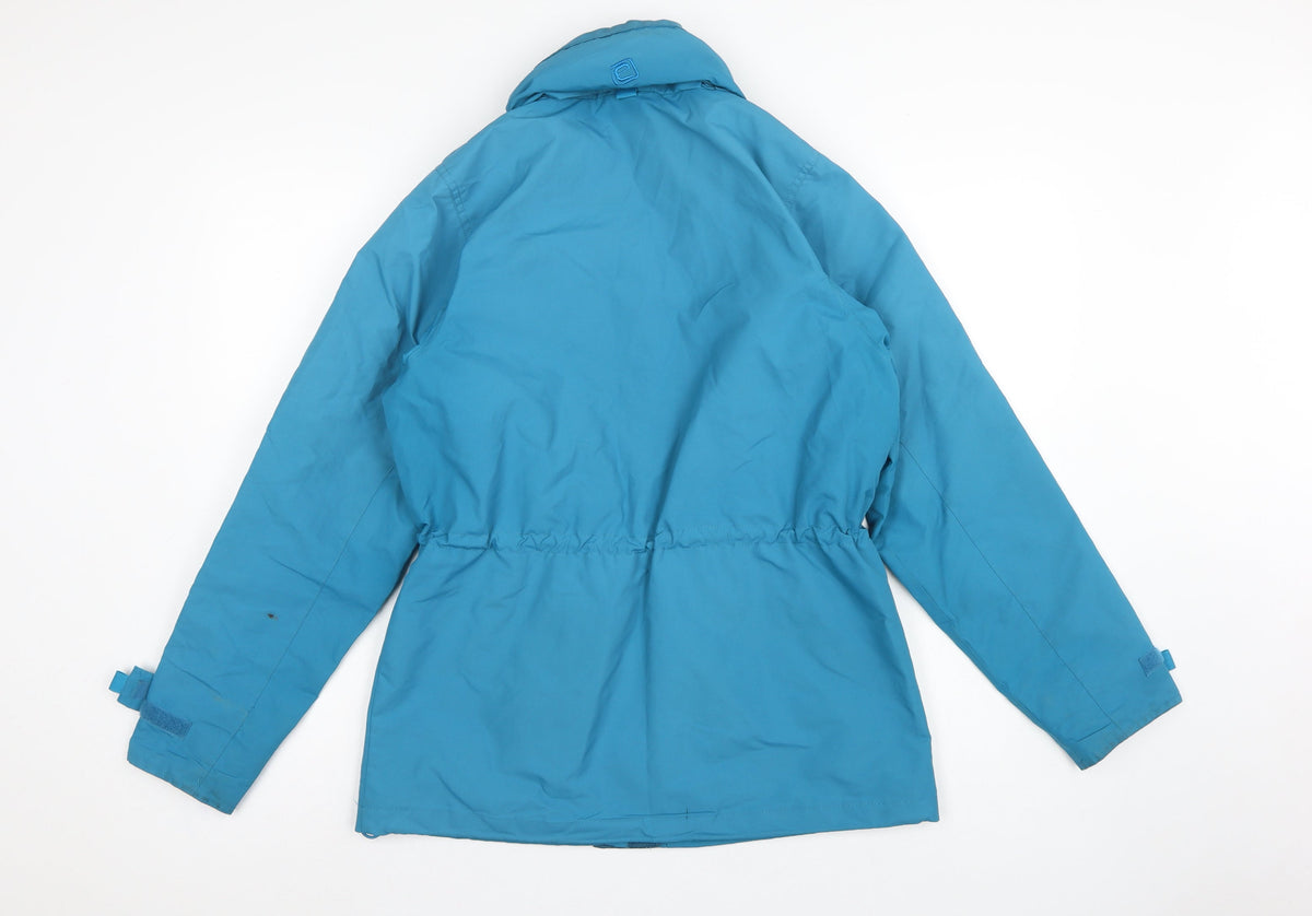 Mountain Essentials Women Blue UK 10 3-in-1 Hooded Waterproof Jacket