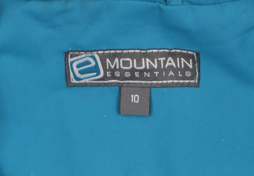 Mountain Essentials Women Blue UK 10 3-in-1 Hooded Waterproof Jacket