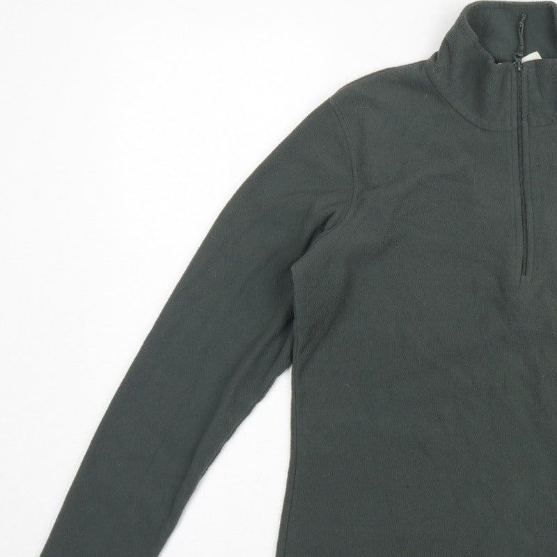 Mountain Warehouse Men’s Green M 1/4 Zip Fleece Sweatshirt Outdoor