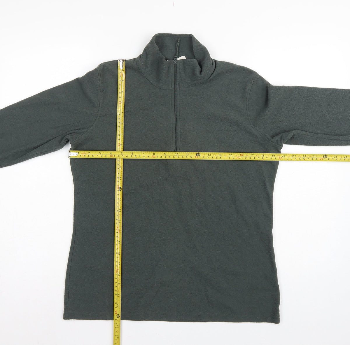 Mountain Warehouse Men’s Green M 1/4 Zip Fleece Sweatshirt Outdoor