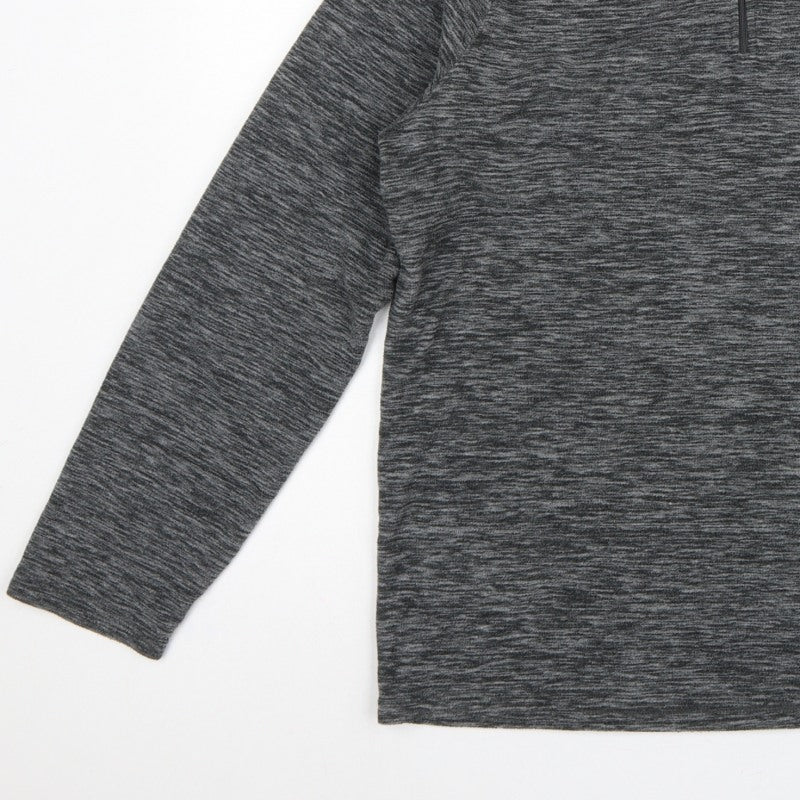 Mountain Warehouse Mens Grey M 1/4 Zip High Neck Fleece Sweatshirt