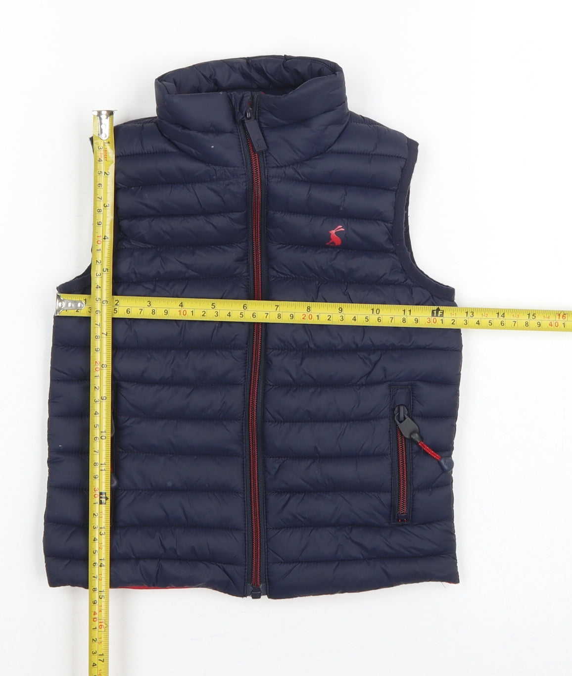 Joules Boys Blue 3 Years Quilted Padded Packable Gilet Bodywarmer