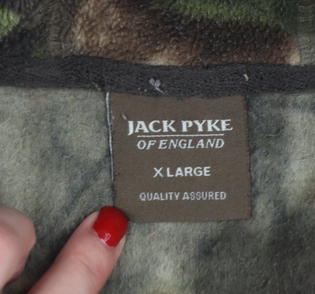 Jack Pyke of England Men’s XL Camo Fleece Pullover Hoodie Hunting