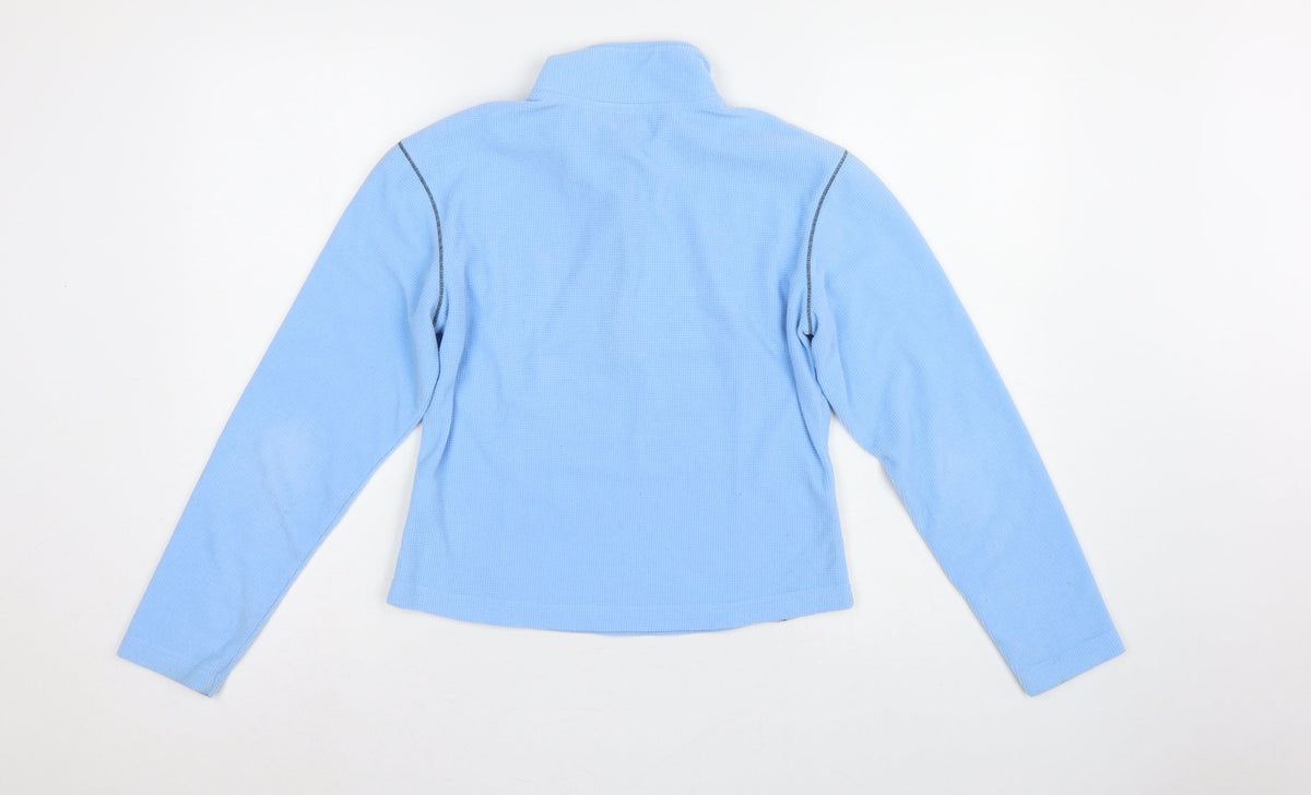 Lowe Alpine Women Blue Small 1/2 Zip Fleece Sweatshirt