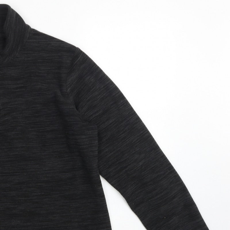 Mountain Warehouse Women’s Black UK 16 1/4 Zip Fleece Sweatshirt