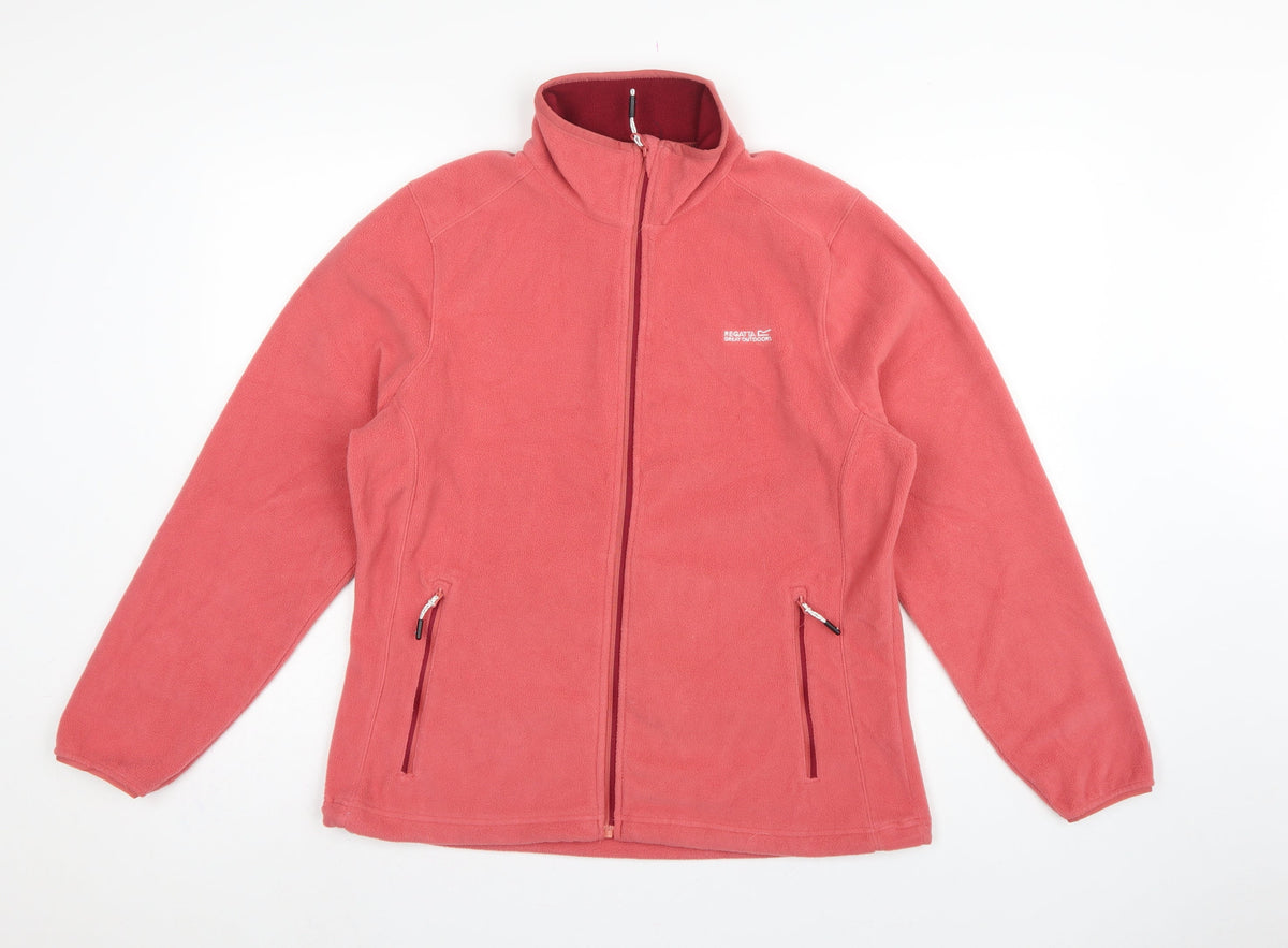 Regatta Women's Pink UK 18 Basic Full Zip Fleece Jacket