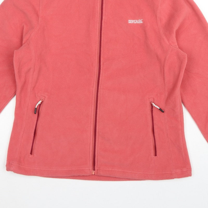 Regatta Women's Pink UK 18 Basic Full Zip Fleece Jacket