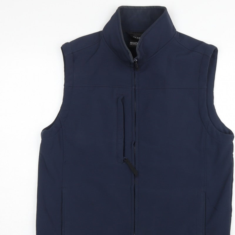 Regatta Professional Men's Blue M Softshell Bodywarmer Full Zip Workwear