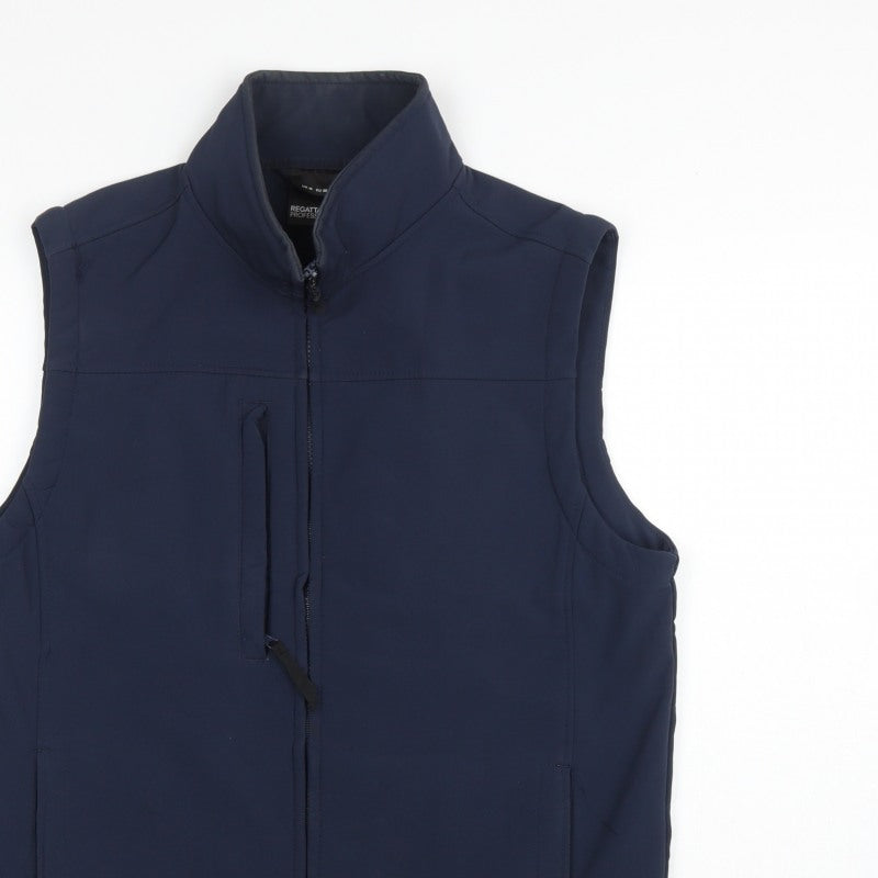 Regatta Professional Men's Blue M Softshell Bodywarmer Full Zip Workwear