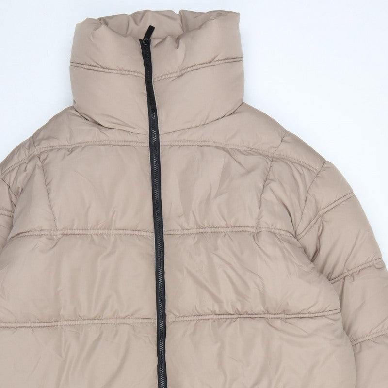 Roman Women’s Beige UK 14 Long Quilted Puffer Coat