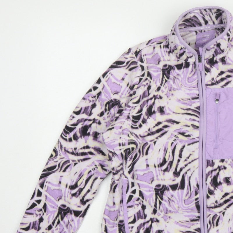 Marks and Spencer Women Purple UK 16 Goodmove Fleece Full Zip Jacket