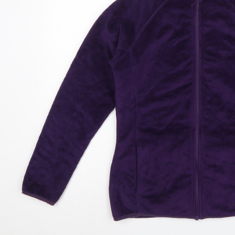 Peter Storm Women’s Purple Size 12 Hooded Full Zip Fleece Jacket