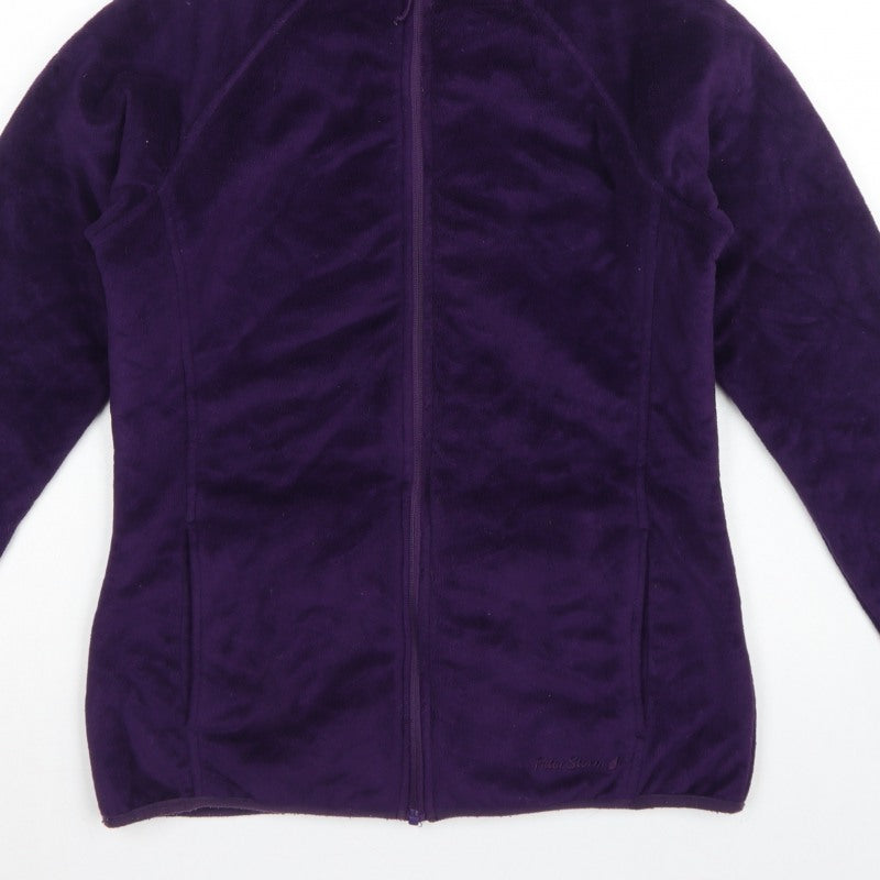 Peter Storm Women’s Purple Size 12 Hooded Full Zip Fleece Jacket